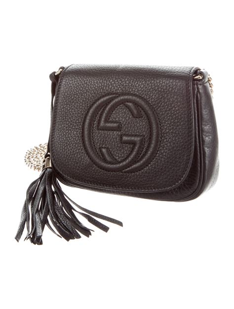 gucci purse crossbody black|genuine gucci crossbody bags.